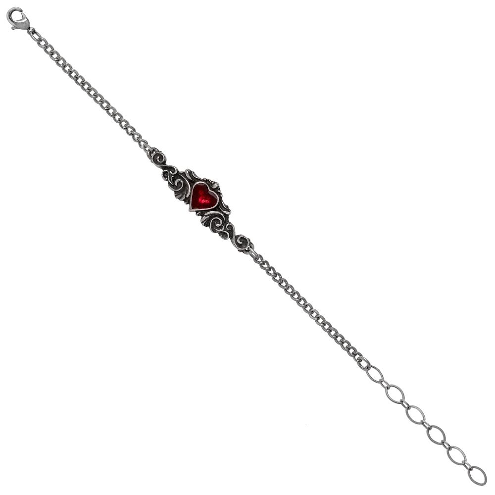 Alchemy - Betrothal Armband - Silberfarben/Rot